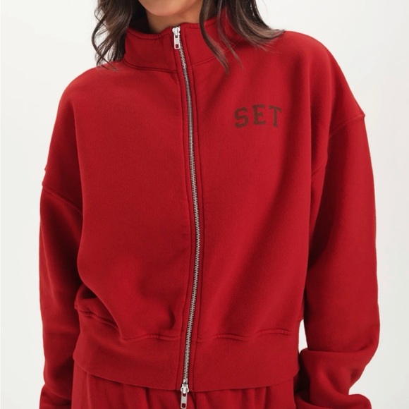 SET Active Jackets & Blazers - SET ACTIVE STAPLE FUNNEL ZIP - MESA LIMITED EDITION